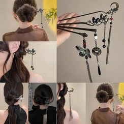 تصویر کانزاشی فلزی مشکی آویزدار 