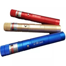 تصویر لیزر پوینتر نور سبز GREEN LASER POINTER رنگی 