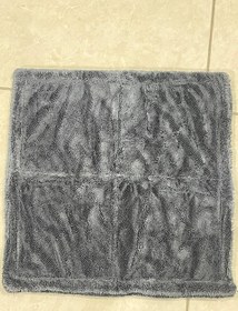 تصویر دستمال حوله ای مایکروفایبر خاکستری آدامز Adams Borderlss Gray Lite plush Towel ۴۰/۴۰