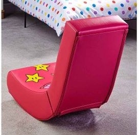 تصویر صندلی گیمینگ کنسولی ایکس راکر مدل X Rocker Nintendo All-Star Peach VIDEO ROCKER X Rocker 2020097 Nintendo All-Star Peach VIDEO ROCKER Gaming Chair