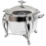 تصویر سوفله سوپ خوری بزرگ استیل طرح النا کروم دیاکو 