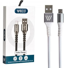 تصویر کابل اندروید (MicroUSB) ویکو (WECO) طول 1 متر مدل WE-39 