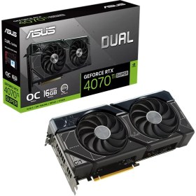 تصویر کارت گرافیک ایسوس مدل Dual GeForce RTX 4070 Ti SUPER OC Edition GDDR6X حافظه 16 گیگابایت ASUS Dual GeForce RTX 4070 Ti SUPER OC Edition 16GB GDDR6X Graphics Card