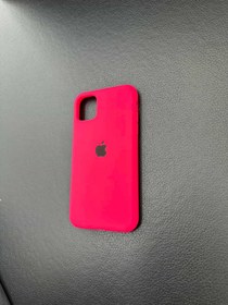 تصویر ‌ گارد آیفون ۱۱ رنگ صورتی مدل سیلیکونی اورجینال Guard iphone 11 pink model silicone