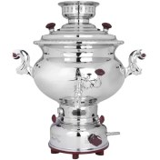 تصویر سماور گازی گروه صنعتی برادران سیفی مدل صدفی ترموکوپلدار 10 لیتر 