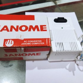 تصویر مبدل 220به 110ولت مخصوص بخاری ژاپنی و چرخ خیاطی مارک ژانومه janome