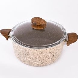 تصویر سرویس قابلمه نانو گرانیتی اویز مدل سوینگ 12 پارچه Nano granite pot service, Swing model, 12 fabrics