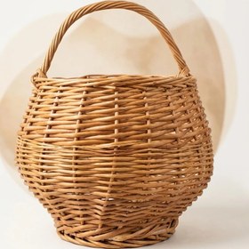 تصویر سبدحصیری گل-166 