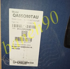 تصویر تلویزیون 85 اینچ QLED سامسونگ مدل QE85Q80T | Q80T 