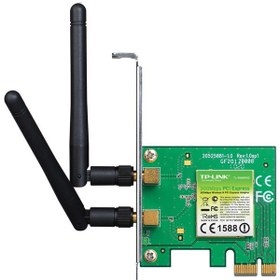 تصویر کارت شبکه بی‌سیم 300Mbps تی پی-لینک TL-WN881ND TP-LINK TL-WN881ND 300Mbps Wireless N PCI Express