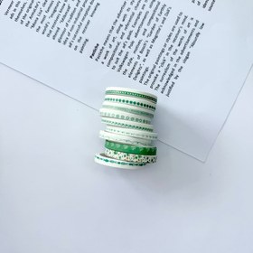 تصویر چسب واشی‌ باریک - رنگی 