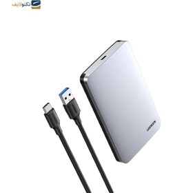 تصویر باکس هارد USB-C یوگرین مدل CM300 UGREEN 2.5'' SATA External Hard Drive Enclosure CM300