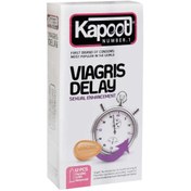 تصویر کاندوم کاپوت مدل Viagris Delay بسته 12 عددی 