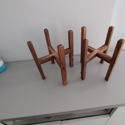 تصویر مجموعه دو عددی پایه گلدان نفیس مدل p801 