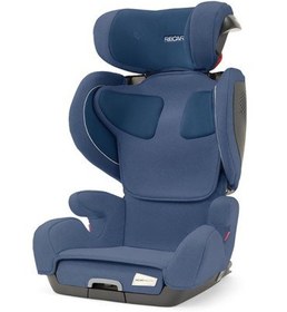 تصویر صندلی ماشین دخترانه و پسرانه ریکارو رنگ آبی مدل Recaro mako elite 