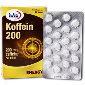 تصویر قرص کافئین یوروویتال 