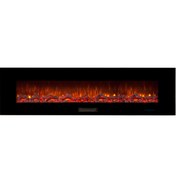 تصویر شومینه برقی LCD طول 180 سانتی متر 180 cm long LCD electric fireplace