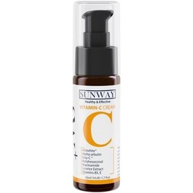 تصویر کرم روشن کننده پوست سان وی حاوی ویتامین C حجم 50 میل Sunway Cream Lightening Vitamin C 50ml