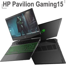 تصویر لپ تاپ گیمینگ استوک اچ پی مدل HP Pavilion Gaming 15 