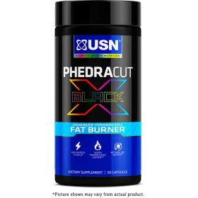 تصویر کپسول USN PHEDRACUT LIPO X BLACK 80 - ارسال 20 روز کاری 