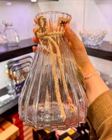 تصویر گلدان های شیشه ای 