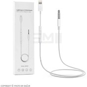 تصویر مبدل لایتنینگ به جک 3.5 میلی متری اپل مدل MH021 MH021 Lightning to 3.5 AUX Audio Cable