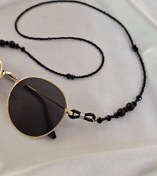 تصویر بند عینک مشکی اونیکس زنانه و دخترانه 