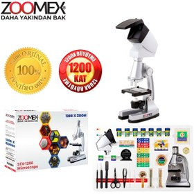 تصویر Zoomex مجموعه میکروسکوپ STX-1200 - آموزشی و دانشمند آینده شوید 
