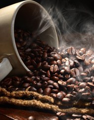 تصویر دانه قهوه اوگاندا روبوستا 