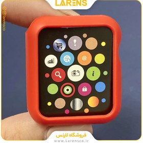 تصویر لارنس | قیمت و خرید كاور اپل واچ Luxury مدل Silicon Case سايز 38mm رنگ Red 