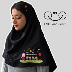 تصویر مقنعه چاپی ۴۷ 