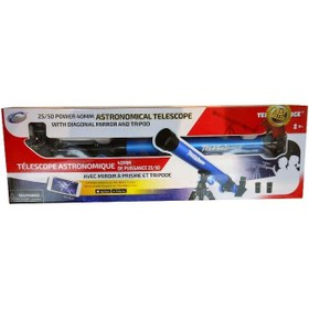 تصویر تلسکوپ نجومی ۴۰ میلی‌متری تل-ساینس ۲۵/۵۰ برند eastcolight Tele-Science 25/50 Power 40 mm Astronomical Telescope