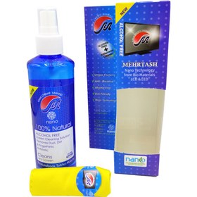 تصویر کیت تمیزکننده LCD نانو مهرتاش حجم 250 میلی لیتر Mehrtash LCD Display Cleaner Kit 250ml