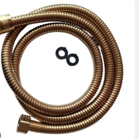 تصویر شلنگ دوش طلایی 