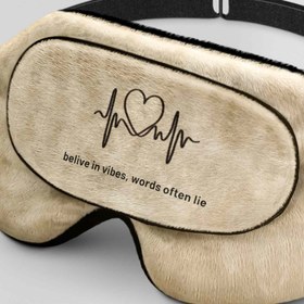 تصویر طرح به حس و حالات اعتقاد داشته باش برای چشم بند کورال belive in vibes for Coral227 Sleep Mask
