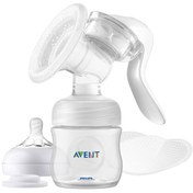 تصویر شیر دوش دستی اونت + سرشیشه و پد سینه اونت (SCF430/10) PHILIPS AVENT