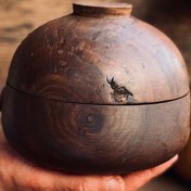 تصویر ظرف دربدار چوبی کد 100056 