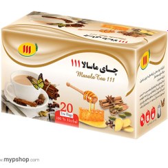 تصویر چای ماسالا 111 - 48 گرم چای 111 48 گرم پک 20 عددی