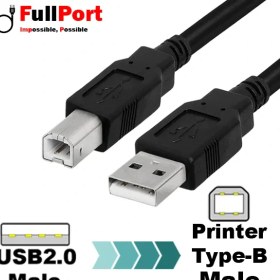 تصویر کابل پرینتر طول 5 متری USB2.0 برند ایلون ELEVEN Cable Printer USB2.0 5M