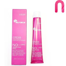 تصویر رنگ مو بدون آمونیاک آلفرد 100 میل Alfred Hair Color No Ammoniac 100ml