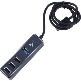 تصویر هاب 4 پورت Vasel USB3.1 Vasel USB3.1 4Port HUB