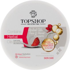 تصویر کرم مرطوب کننده حاوی روغنهای گیاهی 200میل تاپ شاپ Top Shop Moisturising Cream Plant Oil 200ml