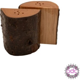 تصویر نمکدان تنه درختی 