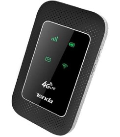 تصویر مودم قابل حمل 4G LTE قابل حمل تندا مدل 4G180 ا Tenda 4G180 4G LTE Mobile Wi-Fi router Tenda 4G180 4G LTE Mobile Wi-Fi router