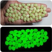 تصویر مجموعه 50 عددی گوهر شب چراغ نورانی تلالو سبز 