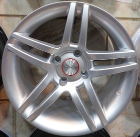 تصویر رینگ اسپرت سایز ۱۵ (۱۰۸×۴) استرامبولی نقره‌ای اروند Sport wheel size 15" (4×108) Esteramboli silver Arvand