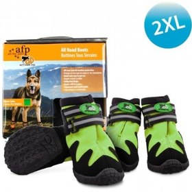 تصویر کفش بیرونی سگ سبز سایز 2XL برند all for paws Outdoor Dog Shoes Green 2XL