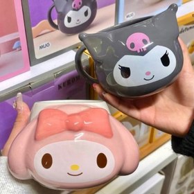 تصویر ماگ کرومی و ملودی Kuromi & My melody Mug