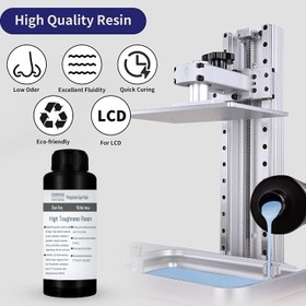 تصویر رزین رنگ خاکستری 549 گرمی EDSRDXS Fast 3D Printer Resin - ارسال 20 روز کاری 