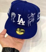 تصویر کلاه کپ برند New Era فیت بک طرح LA مستر کوالیتی 